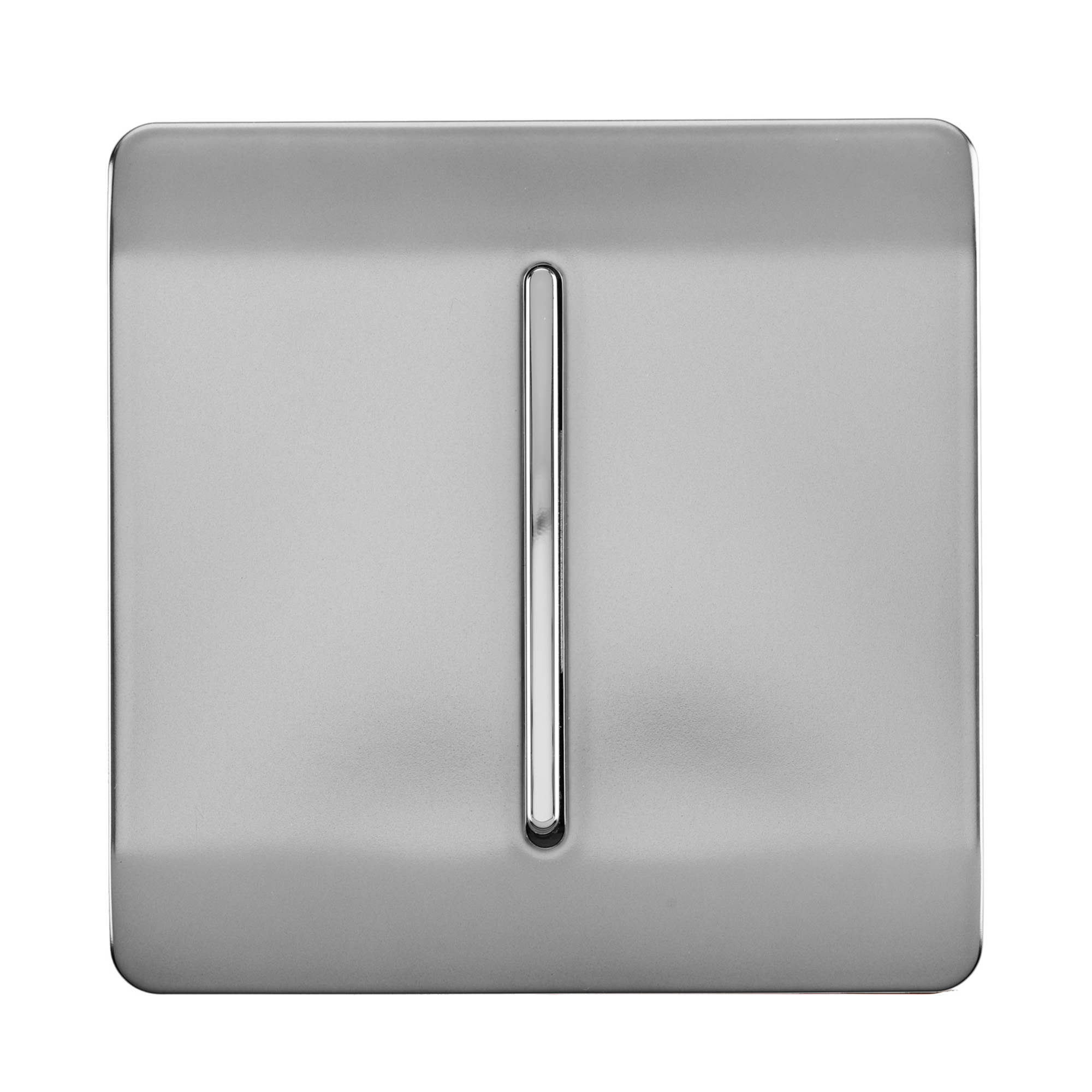 ART-SSR1BS  1 Gang Retractive Home Auto.Switch Brushed Steel